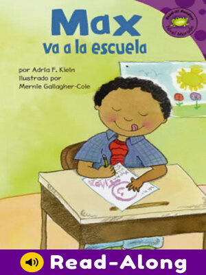 cover image of Max va a la escuela